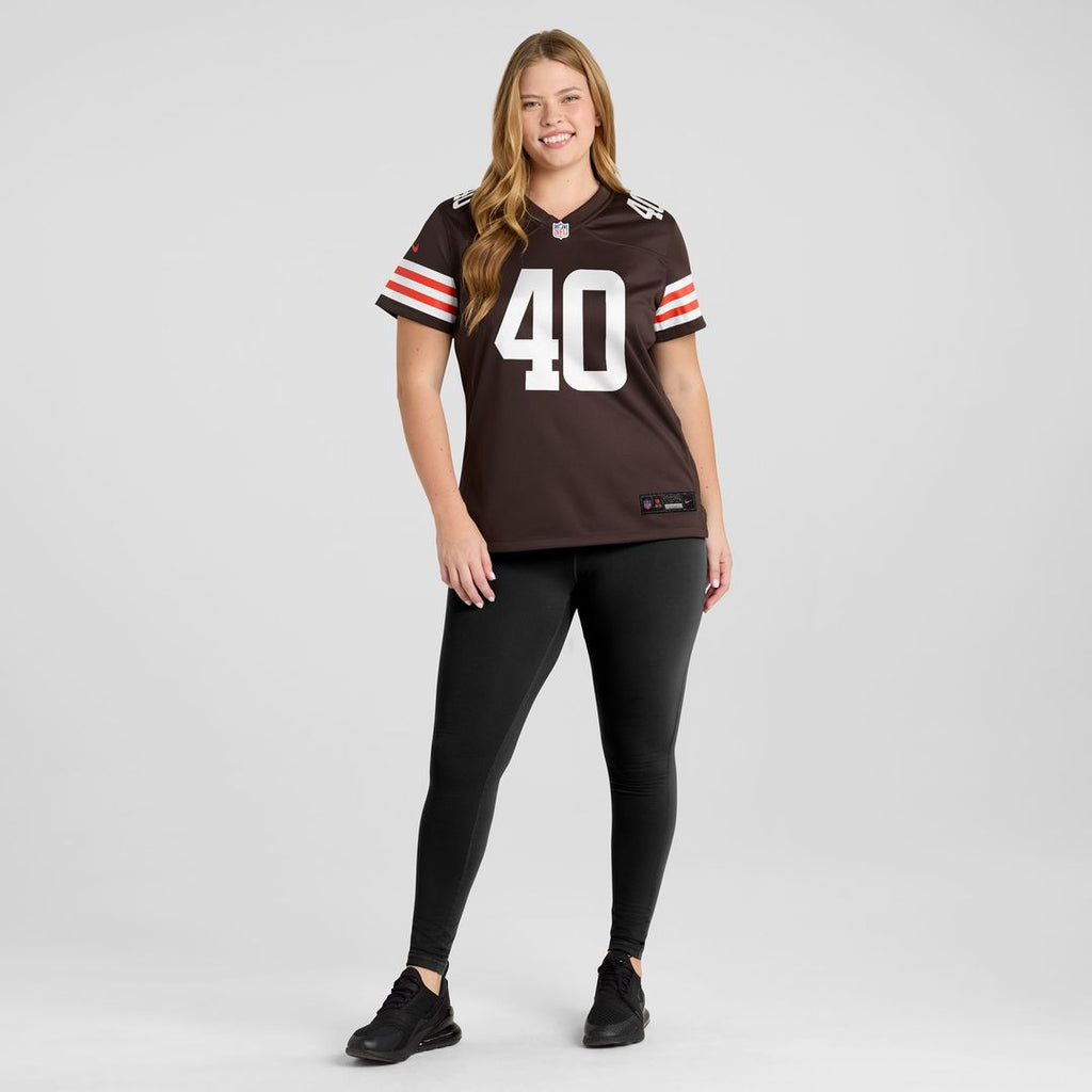 Nathaniel Watson Cleveland Browns Nike Women's  Game Official Jersey -  Brown