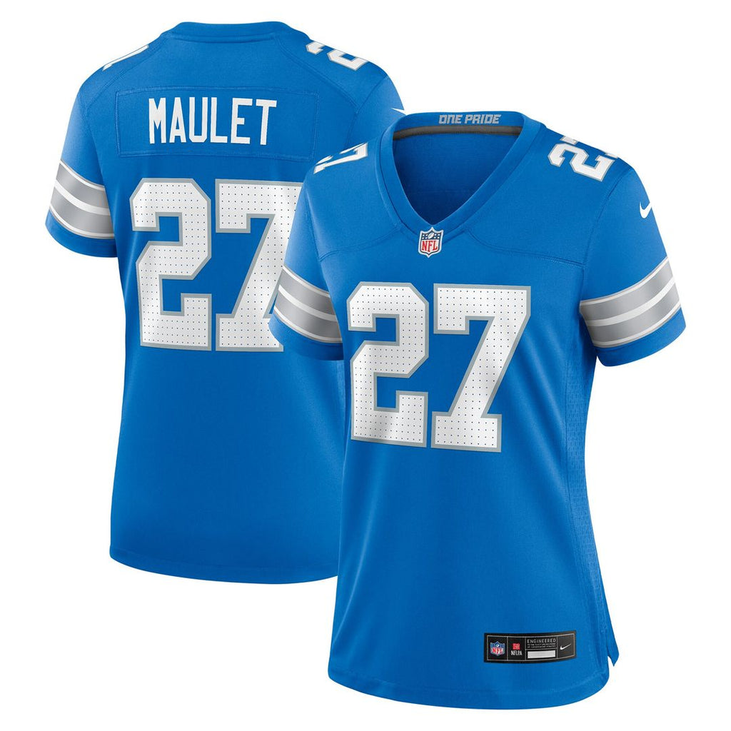 Arthur Maulet Detroit Lions Nike Women's Team Game Official Jersey -  Blue