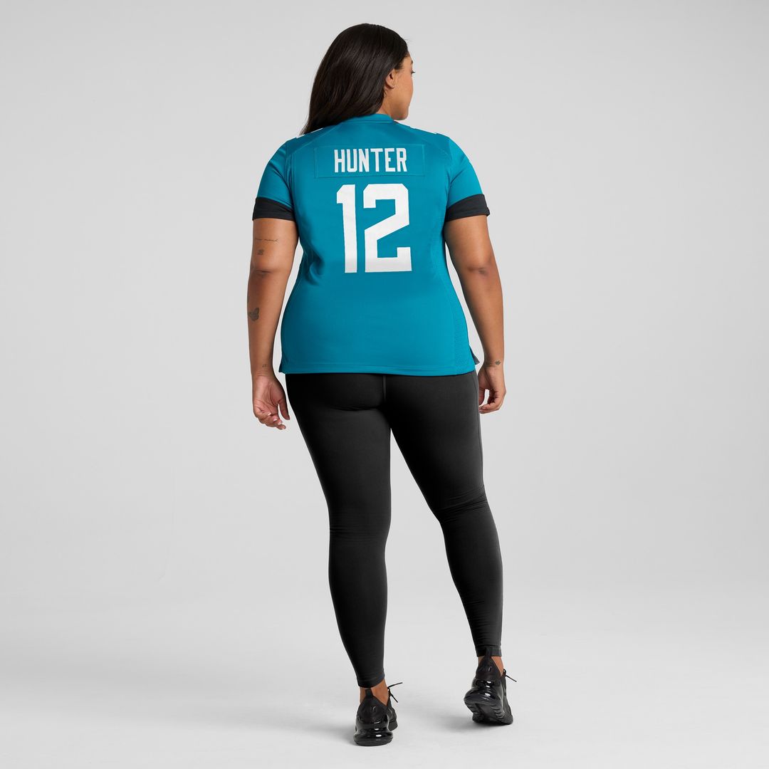 Travis Hunter Jacksonville Jaguars Nike Women's Game Jersey - White