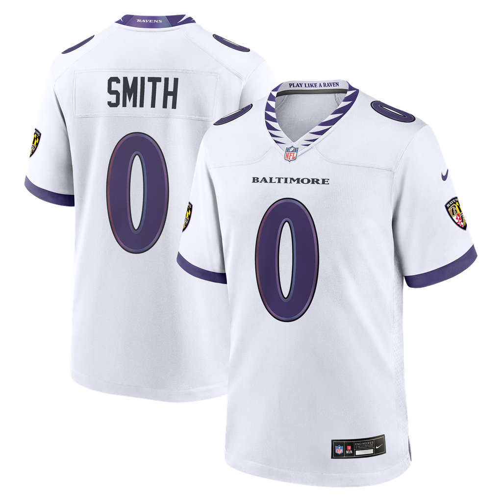 Roquan Smith Baltimore Ravens Nike Game Official Jersey - White