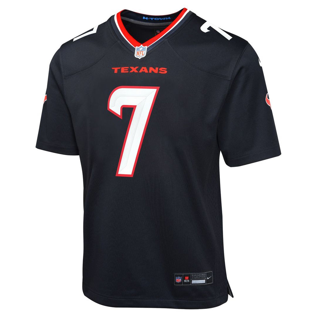 C.J. Stroud Houston Texans Nike Youth Game Official Jersey - Navy