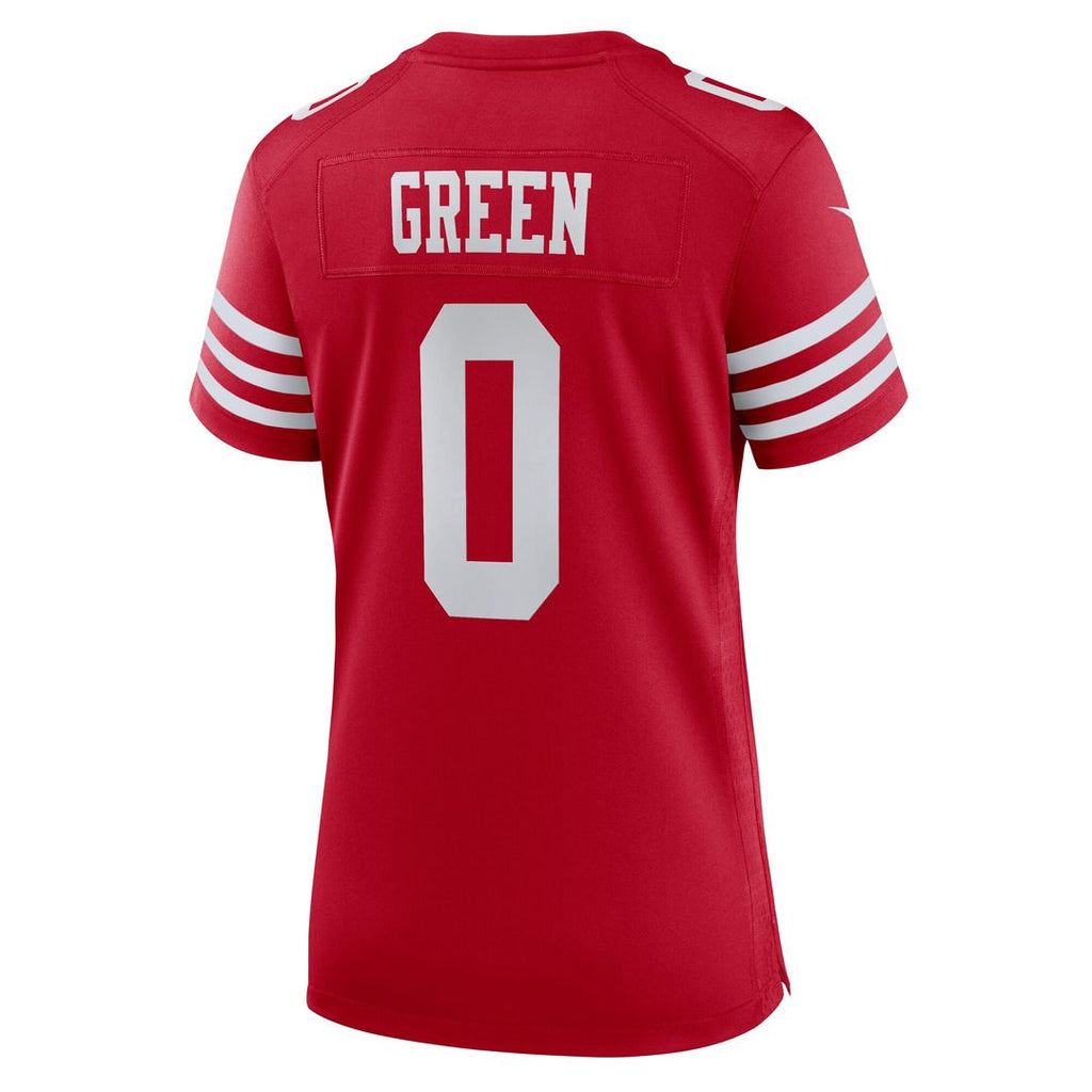 Renardo Green San Francisco 49ers Nike Women's Team Game Official Jersey -  Scarlet