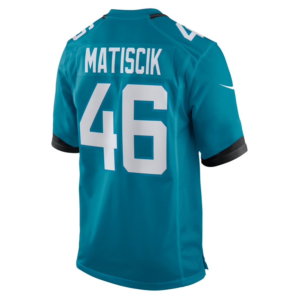 Ross Matiscik Jacksonville Jaguars Nike Game Official Jersey - Teal