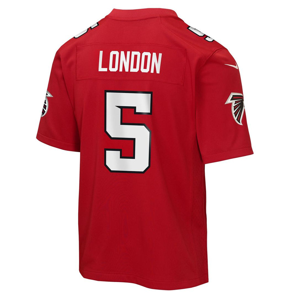 Drake London Atlanta Falcons Nike Youth Game Official Jersey - Red