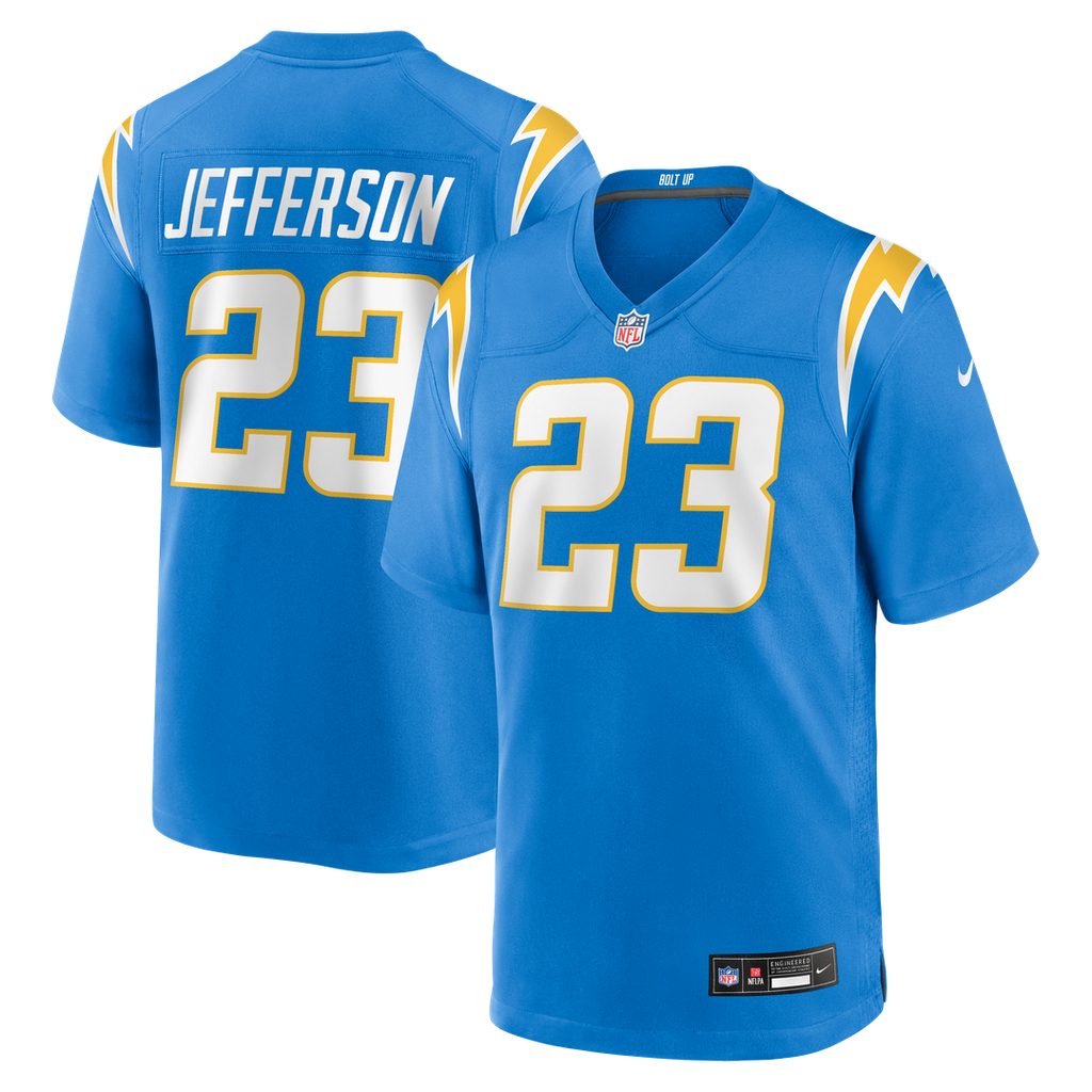 Tony Jefferson Los Angeles Chargers Nike Team Game Official Jersey -  Powder Blue