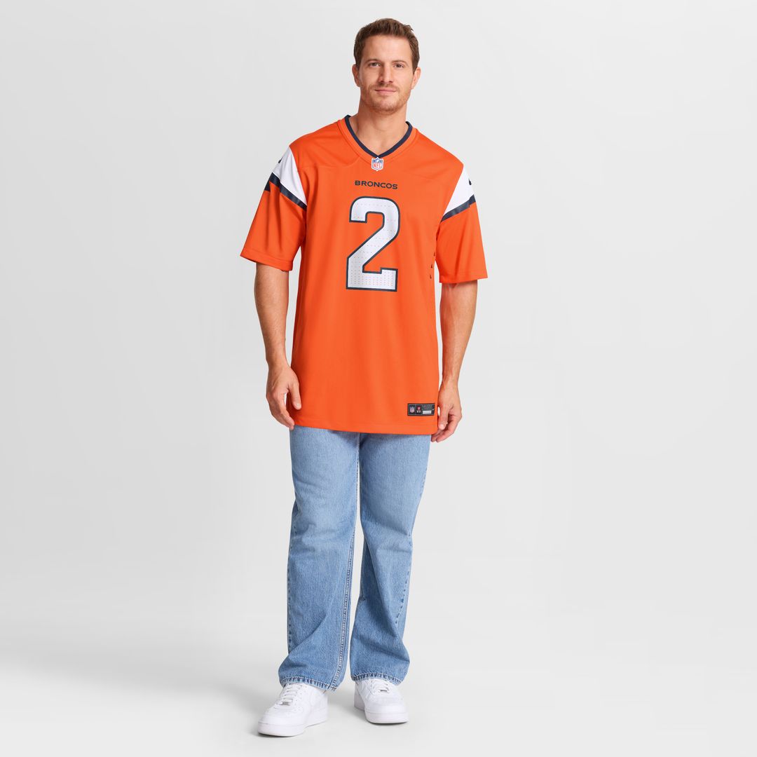 Patrick Surtain II Denver Broncos Nike Team Game Official Jersey - Orange