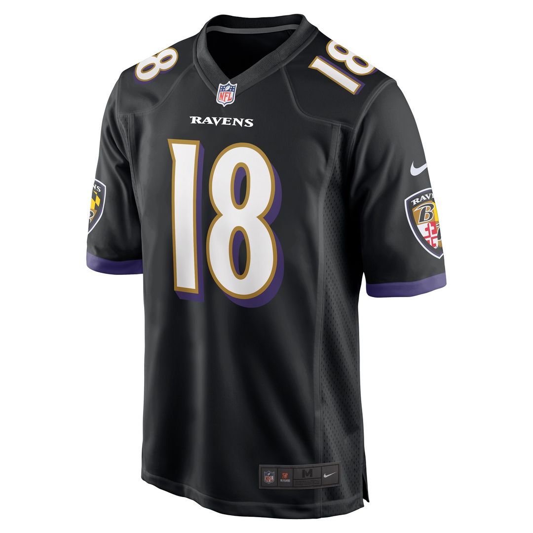 Roquan Smith Baltimore Ravens Nike Alternate Game Official Jersey - Black