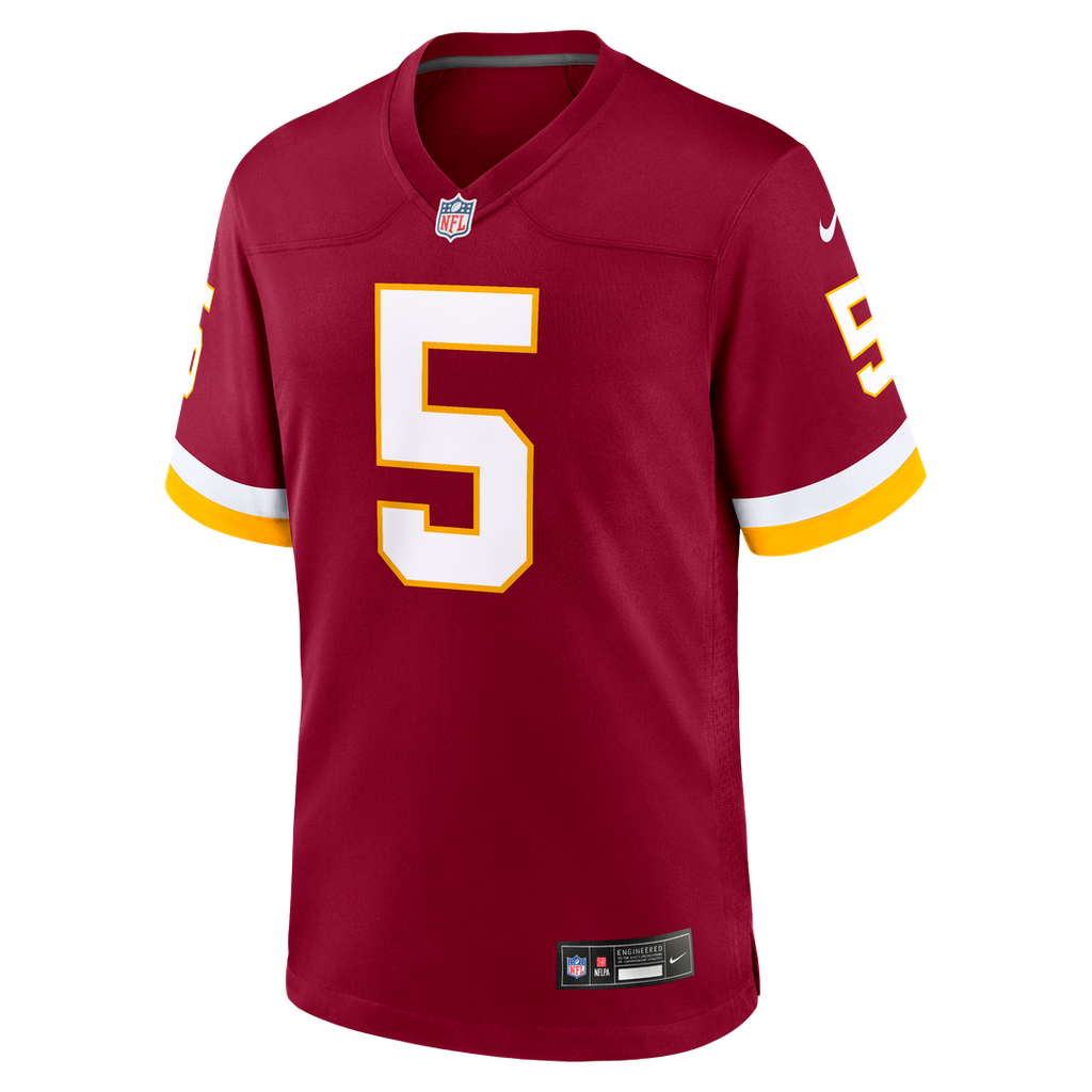 Jayden Daniels Washington Commanders Nike Game Official Jersey - Burgundy