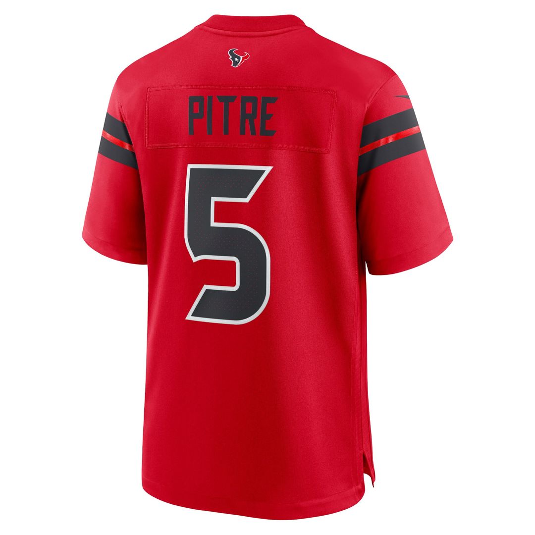 Jalen Pitre Houston Texans Nike Alternate Game Official Jersey - Red