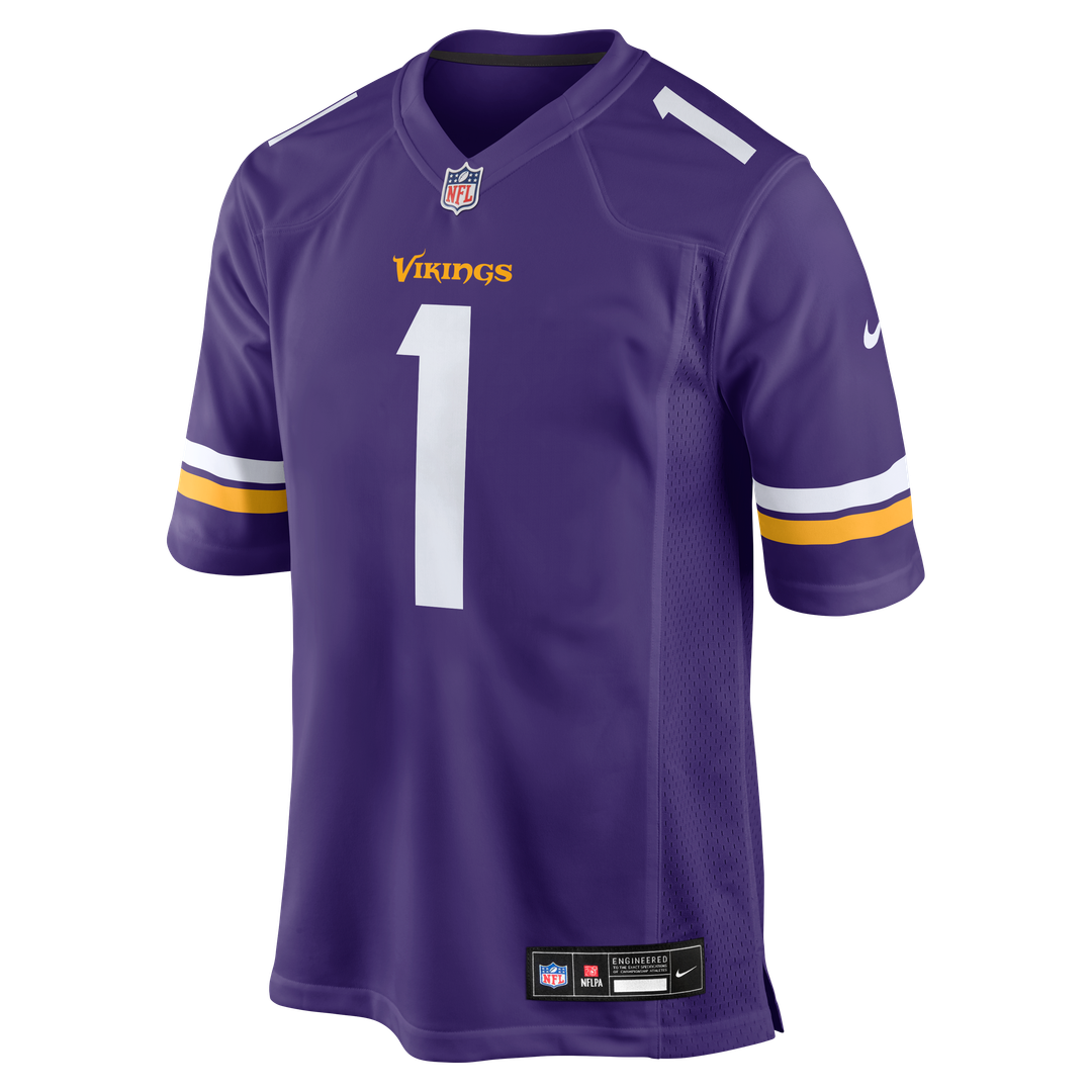 Number 1 Dad Minnesota Vikings Nike Game Official Jersey - Purple