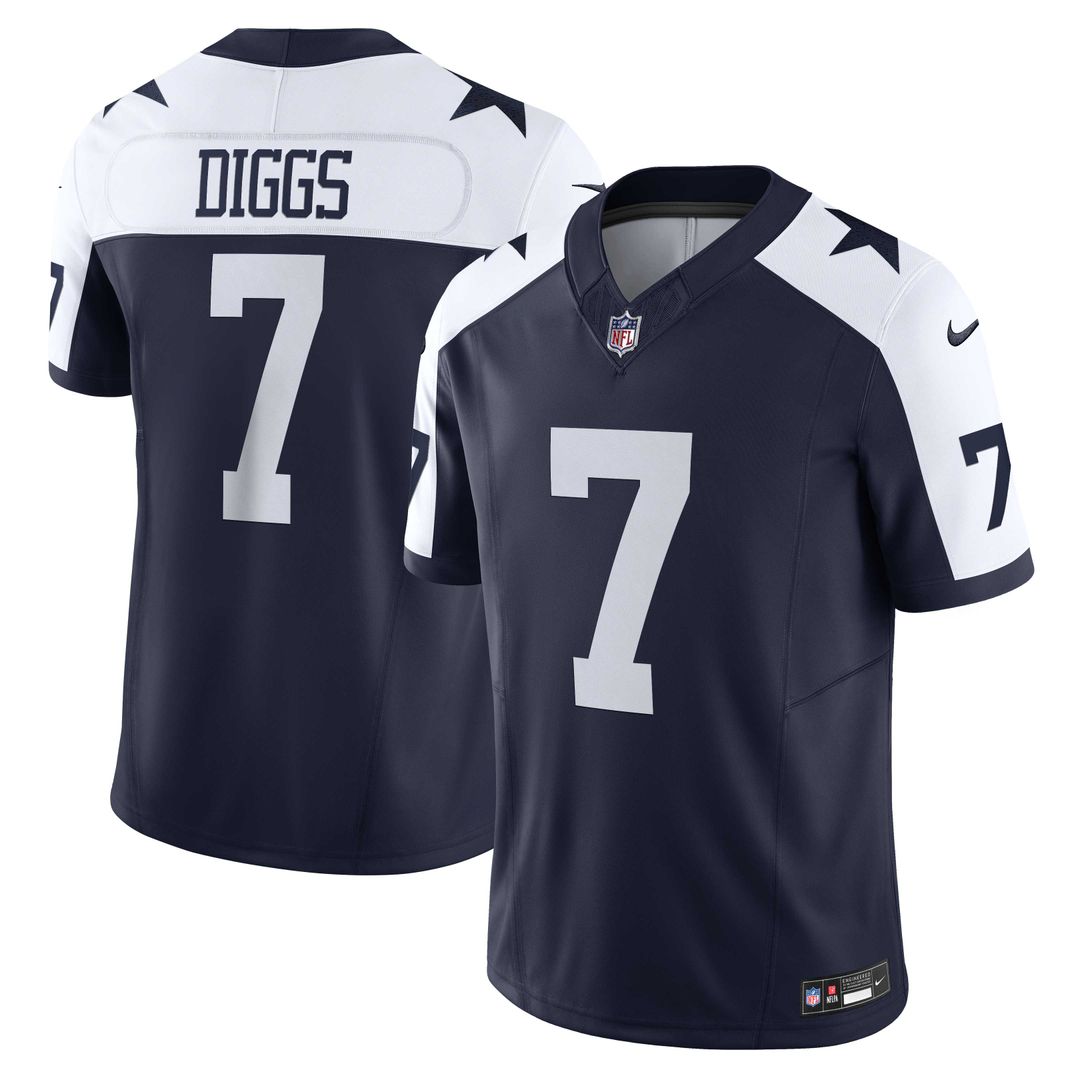 Trevon Diggs Dallas Cowboys Nike Vapor F.U.S.E. Limited Official Jersey - Navy