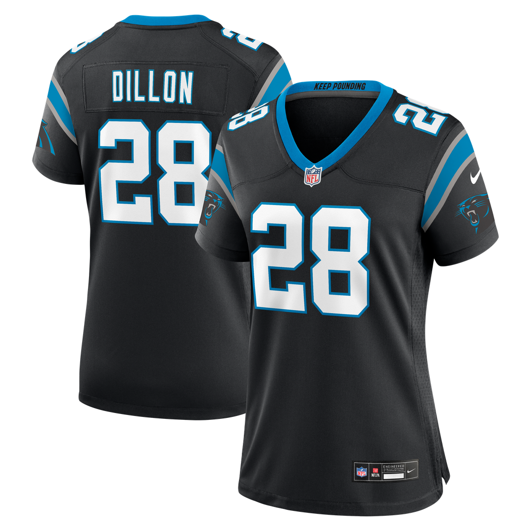AJ Dillon Carolina Panthers Nike Women's Team Game Jersey - Black