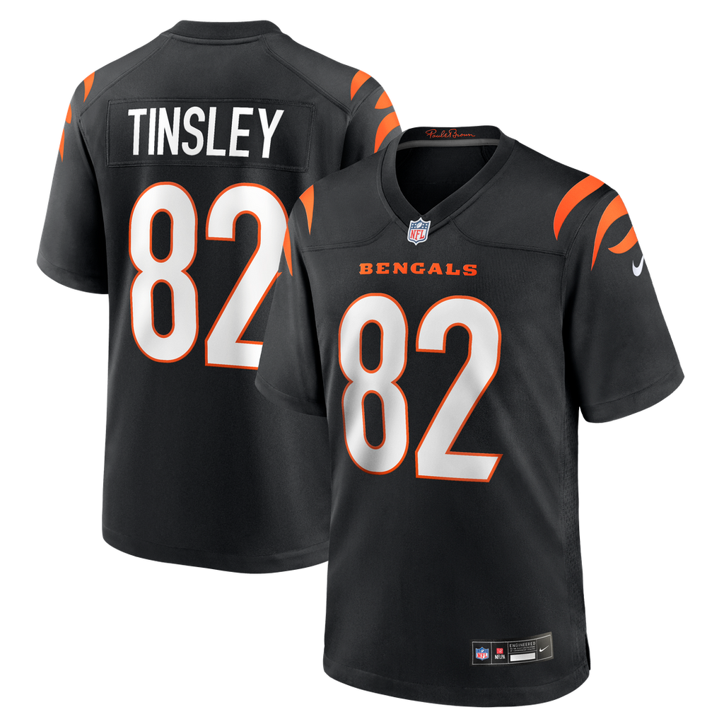 Mitchell Tinsley Cincinnati Bengals Nike Team Game Jersey - Black