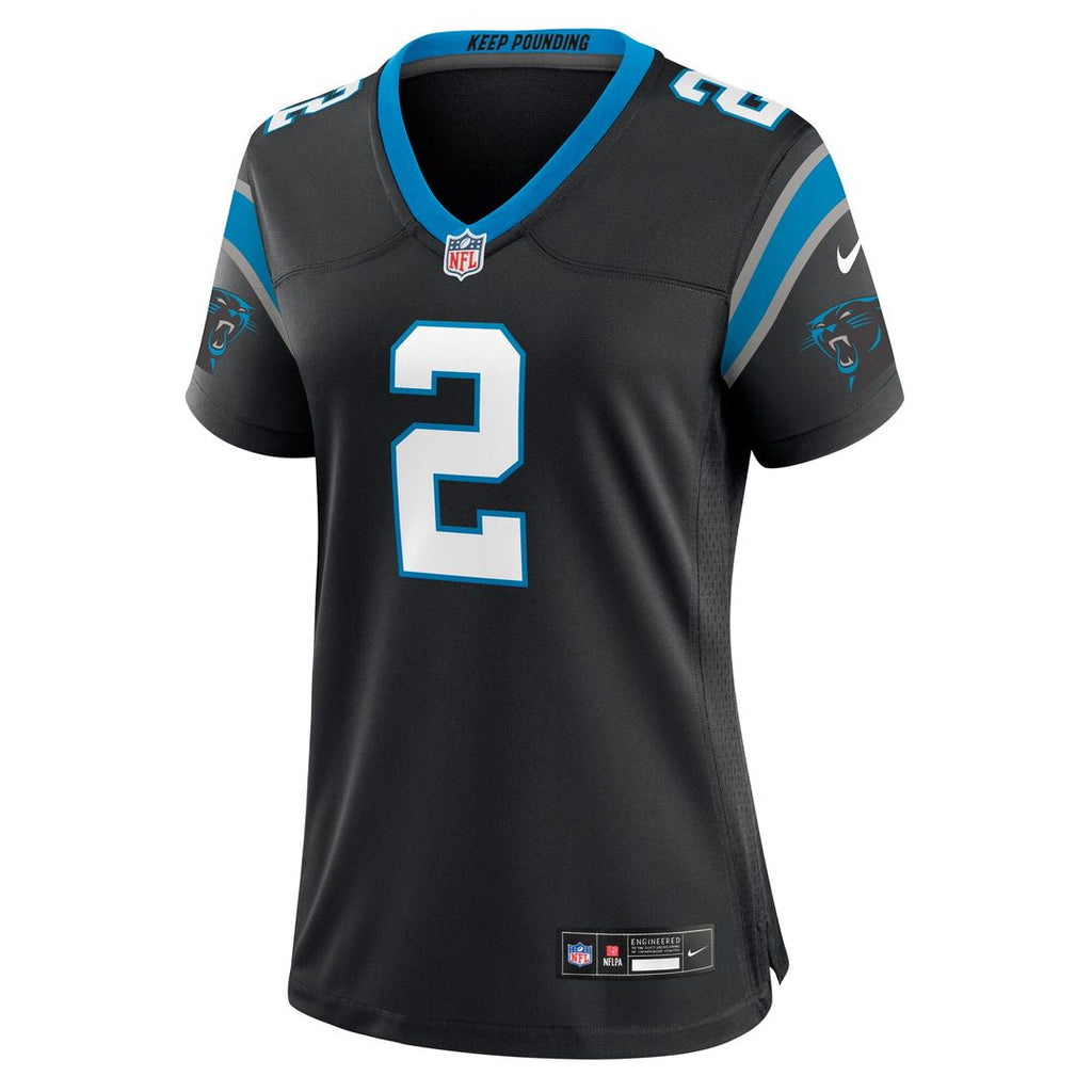 Mike Jackson Carolina Panthers Nike Women's Game Jersey - Black