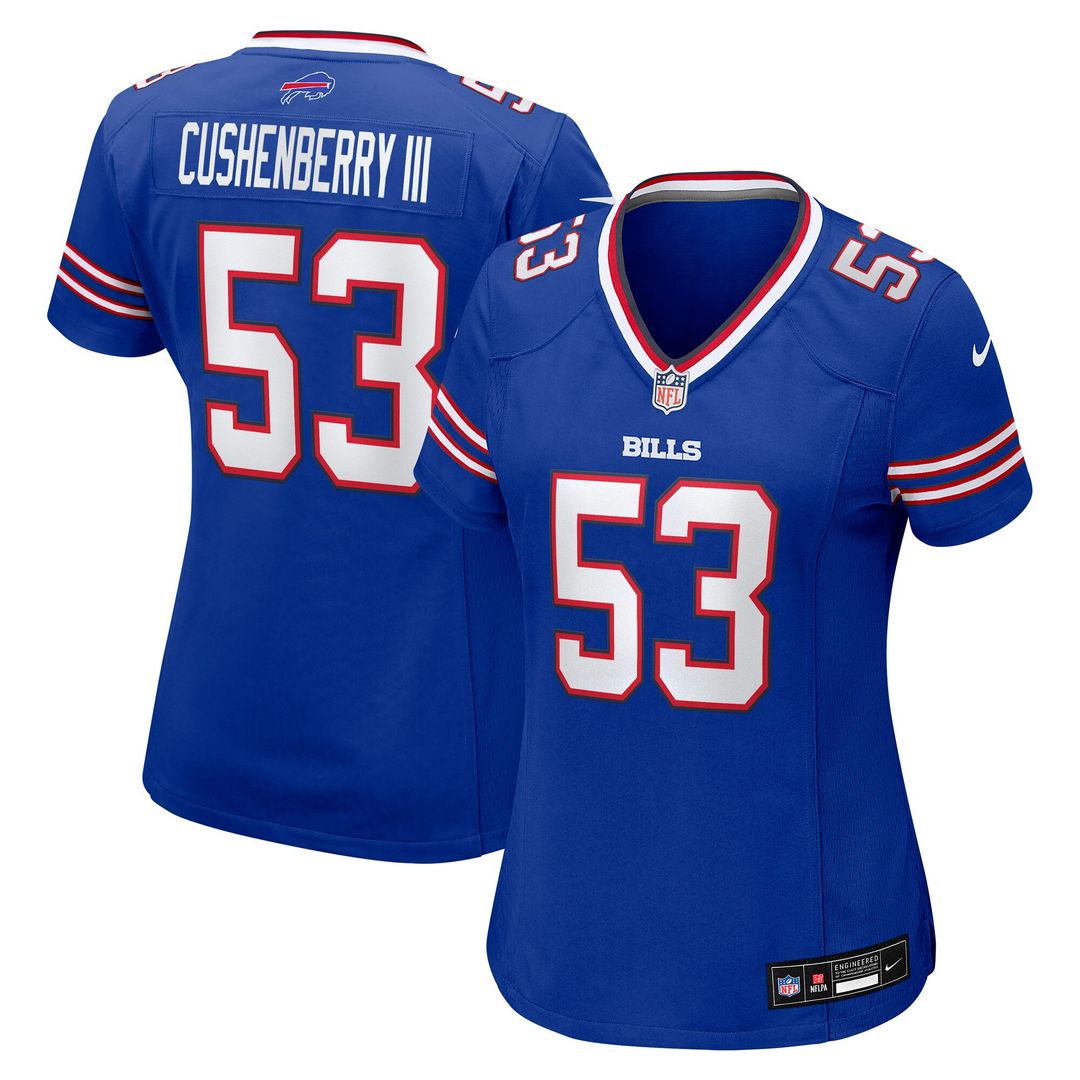 Lloyd Cushenberry III Buffalo Bills Nike Women's Team Game Jersey - Royal