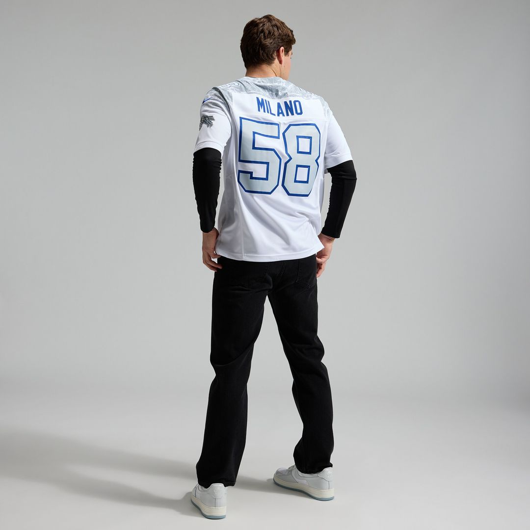 Matt Milano Buffalo Bills Nike 2025 Rivalries Collection Stitched Limited Official Jersey - White