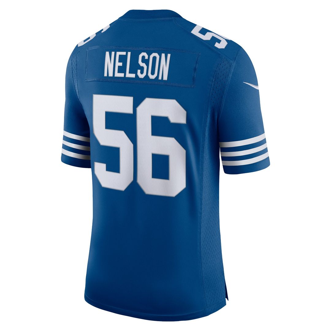 Men's Nike Quenton Nelson Royal Indianapolis Colts Alternate Vapor Limited Official Jersey