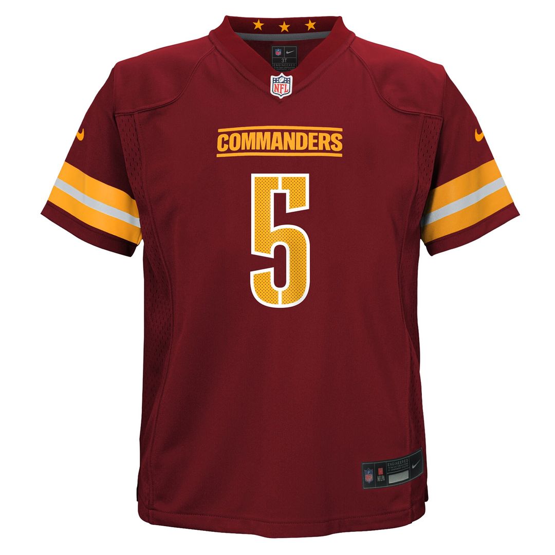 Jayden Daniels Washington Commanders Nike Toddler Game Official Jersey - Burgundy