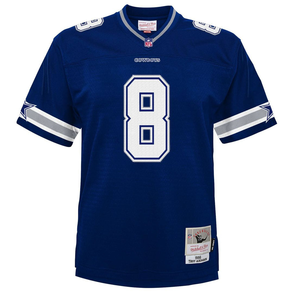 Troy Aikman Dallas Cowboys Mitchell & Ness Toddler 1996 Retired Legacy Official Jersey - Navy