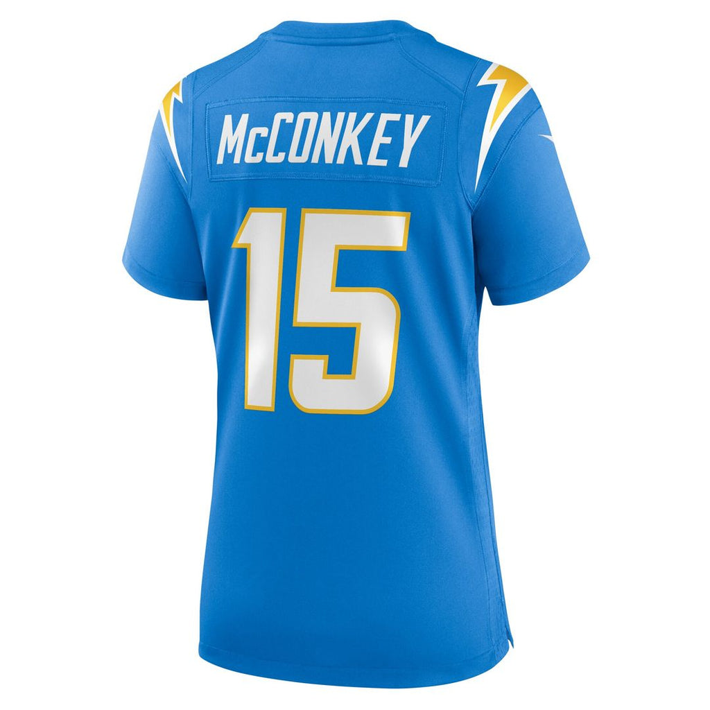 Ladd McConkey Los Angeles Chargers Nike Women's Alternate Super Chargers Game Official Jersey - Navy