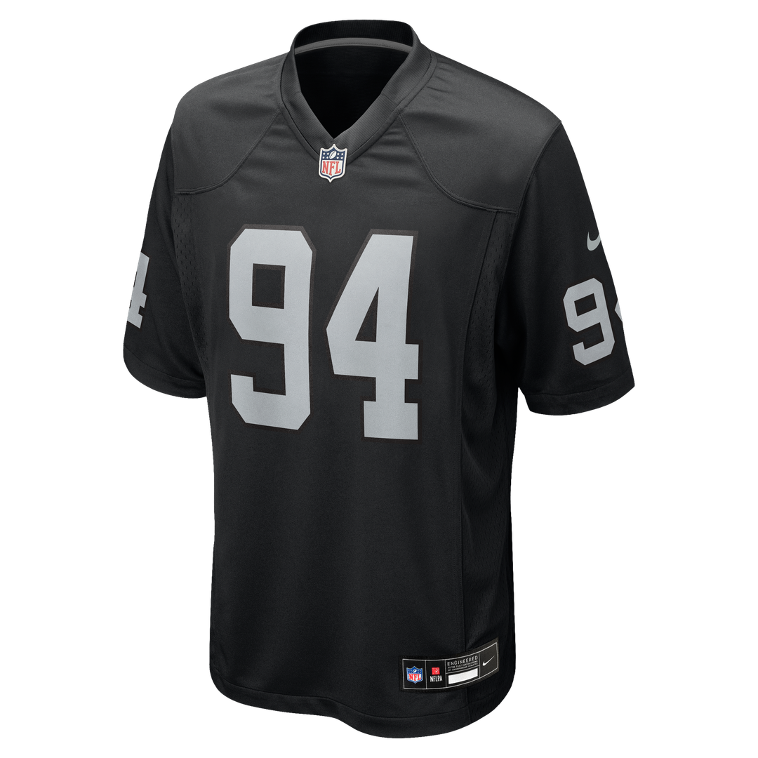 Christian Wilkins Las Vegas Raiders Nike Team Game Jersey - Black