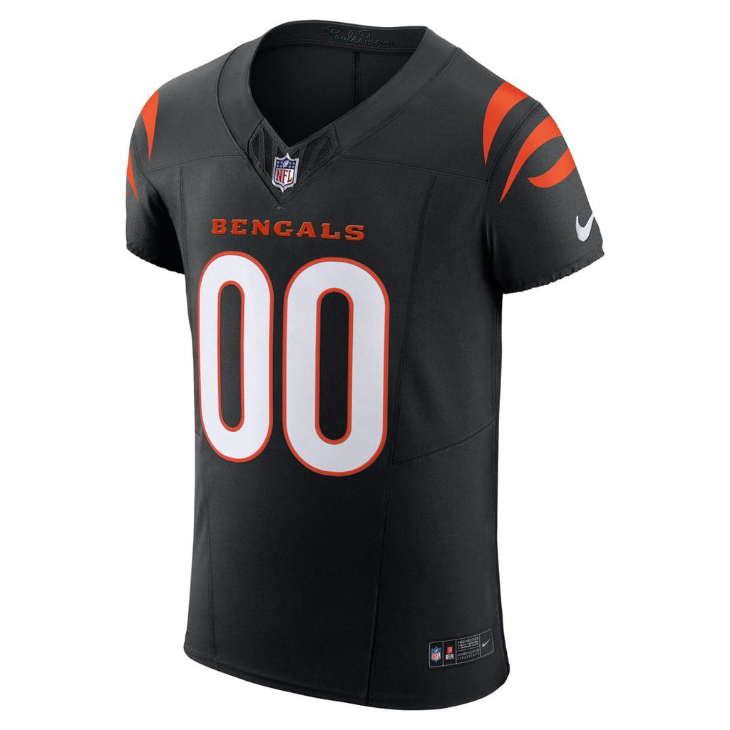 Cincinnati Bengals Nike Team Vapor F.U.S.E. Elite Custom Official Jersey -  Black