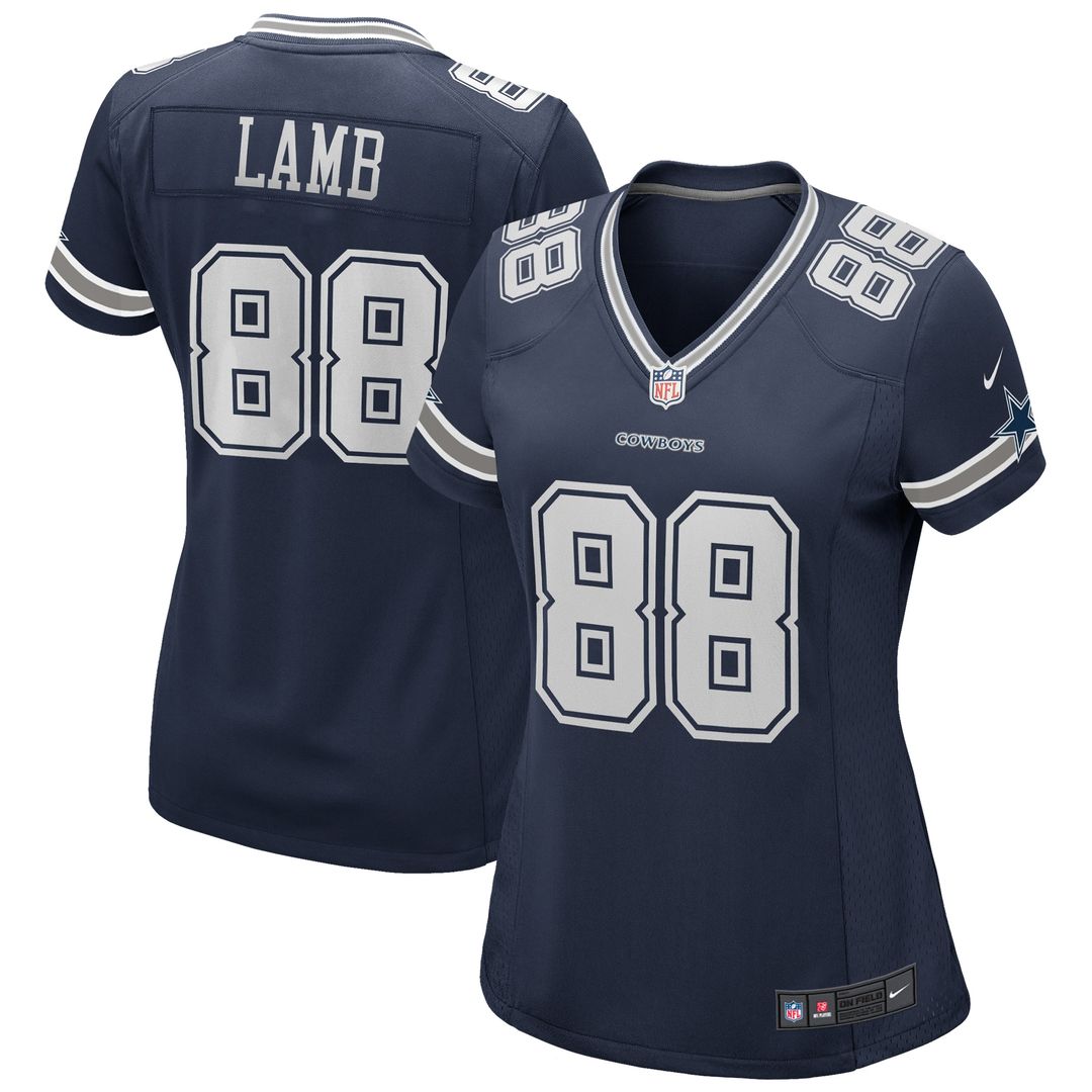 CeeDee Lamb Dallas Cowboys Nike Women's 2nd Alternate Game Official Jersey - White
