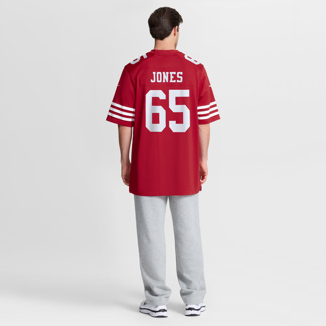 Robert Jones San Francisco 49ers Nike Team Game Jersey - Scarlet