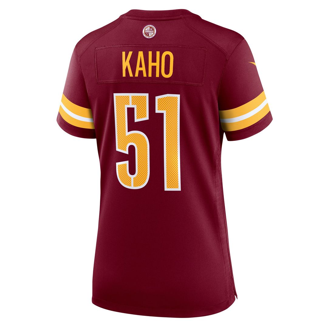 Ale Kaho Washington Commanders Nike Women's Team Game Official Jersey -  Burgundy