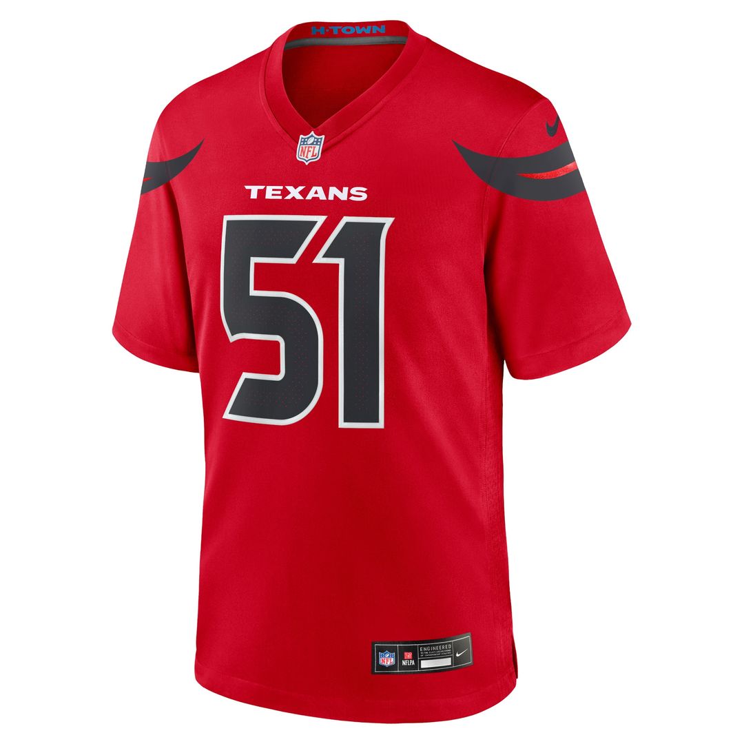 Will Anderson Jr. Houston Texans Nike Alternate Game Official Jersey - Navy