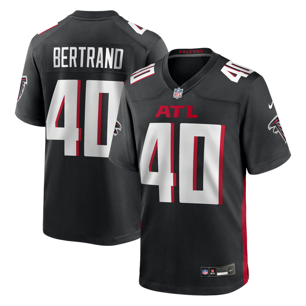JD Bertrand Atlanta Falcons Nike Team Game Jersey - Black