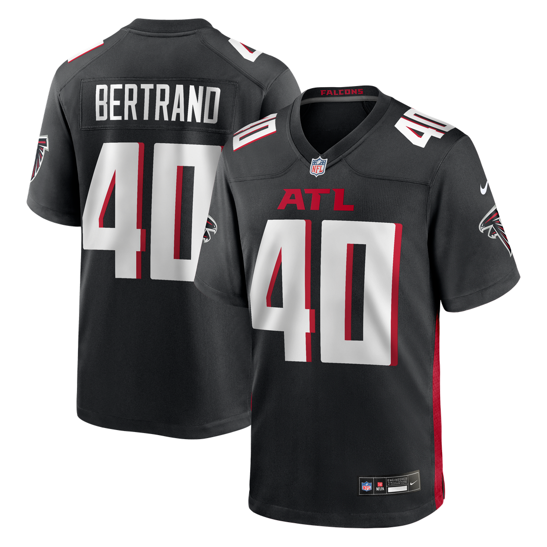JD Bertrand Atlanta Falcons Nike Team Game Jersey - Black