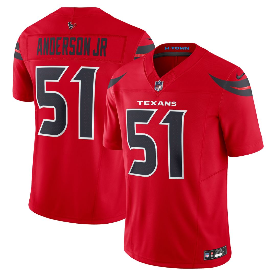 Will Anderson Jr. Houston Texans Nike Alternate Vapor F.U.S.E. Limited Official Jersey - Red
