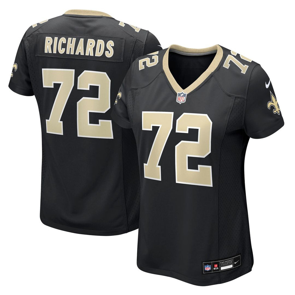 Asim Richards New Orleans Saints Nike Women's Team Game Official Jersey -  Black