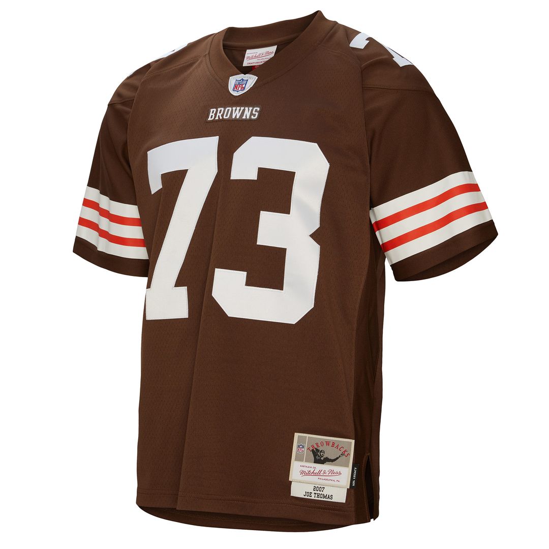 Joe Thomas Cleveland Browns Mitchell & Ness Legacy Replica Official Jersey - Brown