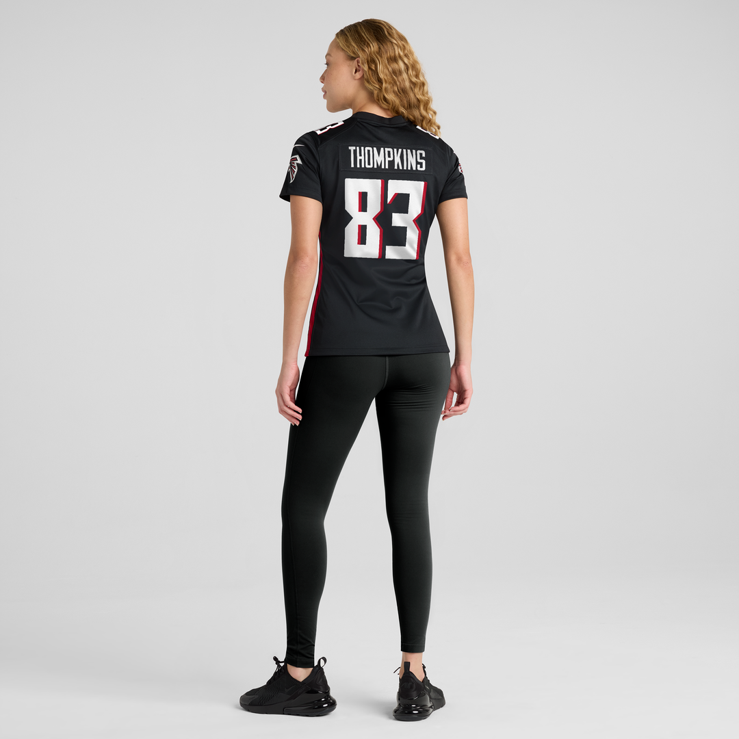 Deven Thompkins Atlanta Falcons Nike Women's Team Game Official Jersey -  Black