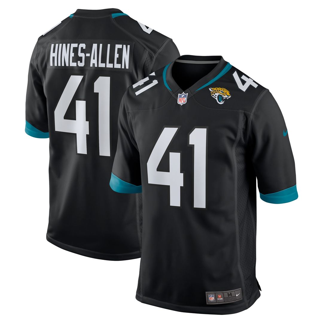 Josh Hines-Allen Jacksonville Jaguars Nike Alternate Game Official Jersey - Black