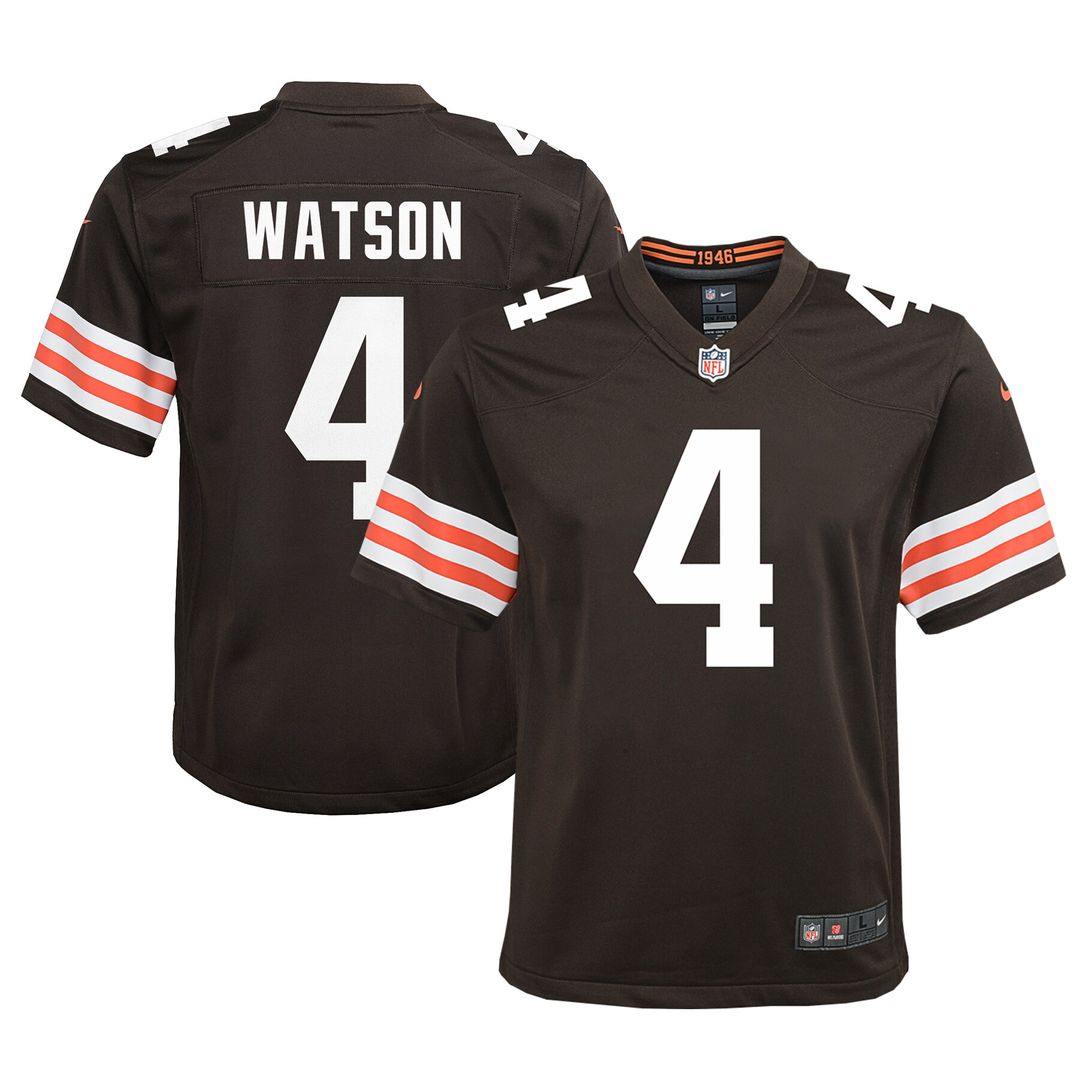 Deshaun Watson Cleveland Browns Nike Youth Game Official Jersey - Brown