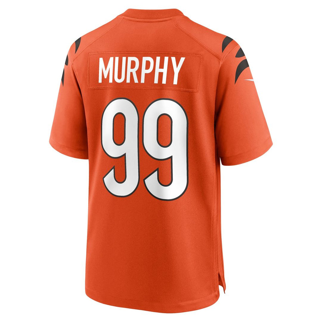 Myles Murphy Cincinnati Bengals Nike Alternate Game Official Jersey - Orange