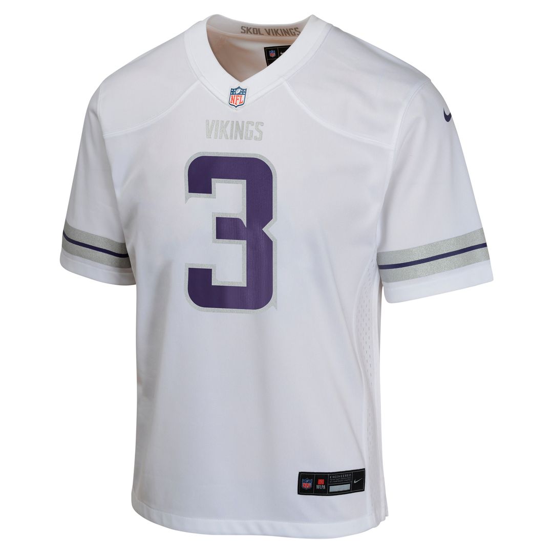 Jordan Addison Minnesota Vikings Nike Youth Game Official Jersey - White