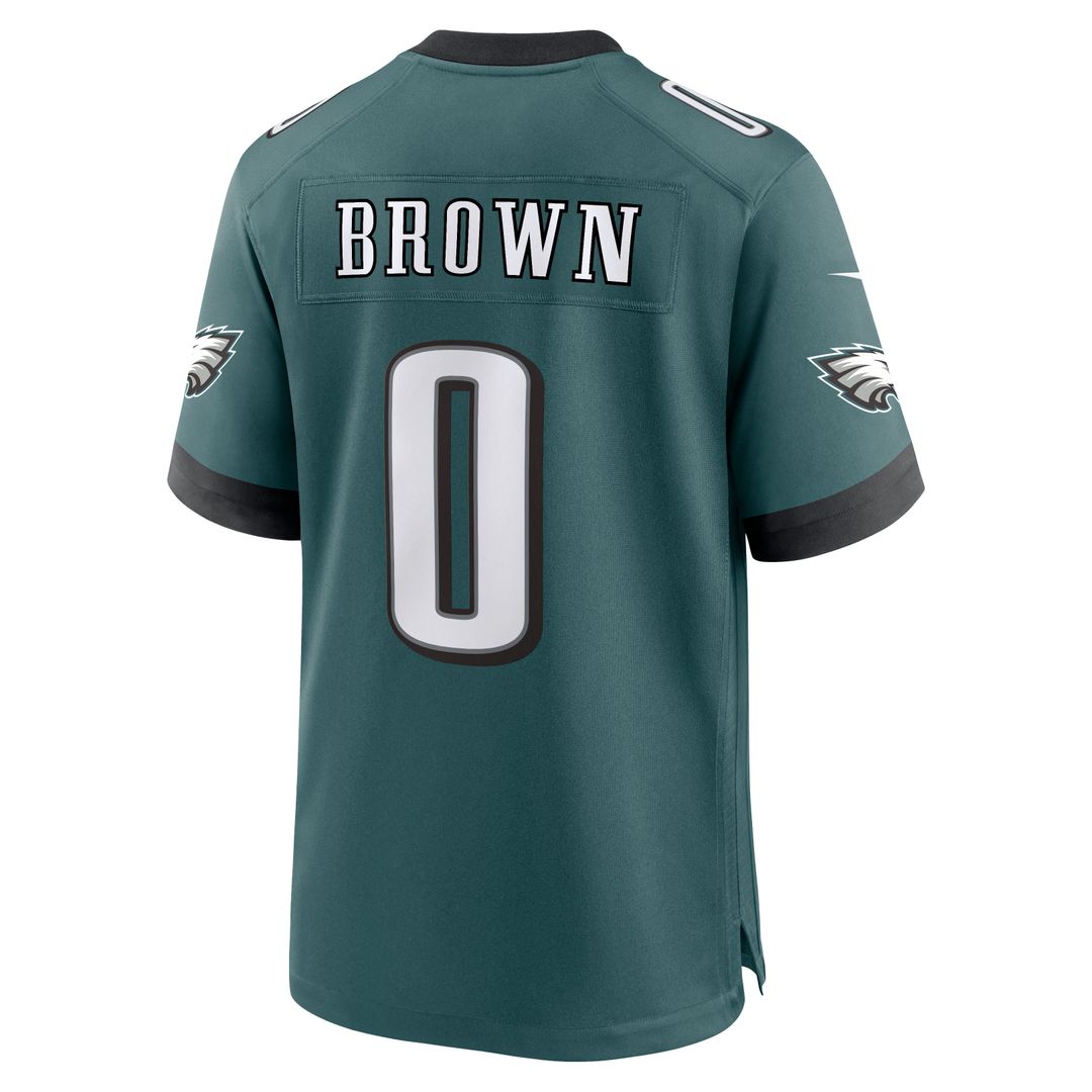 Marquise Brown Philadelphia Eagles Nike Team Game Official Jersey -  Midnight Green