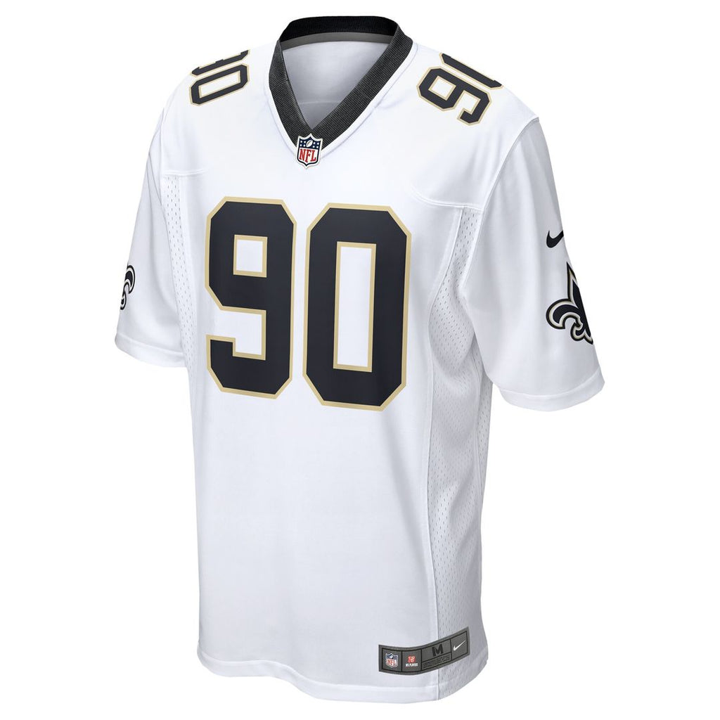 Bryan Bresee New Orleans Saints Nike  Game Official Jersey -  White