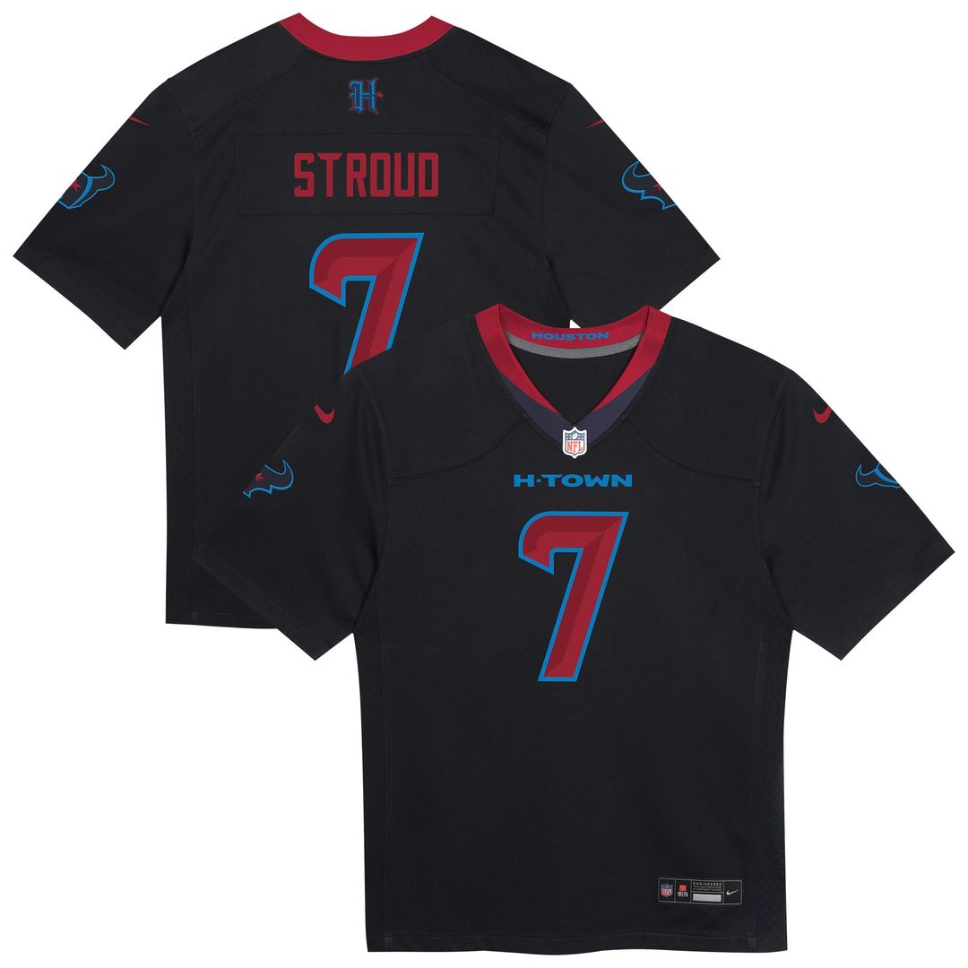 C.J. Stroud Houston Texans Nike Preschool Alternate Player Game Official Jersey - Navy