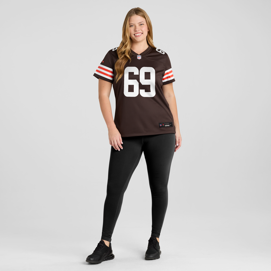 Tyre Phillips Cleveland Browns Nike Women's Team Game Jersey - Brown
