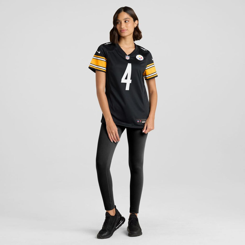 DK Metcalf Pittsburgh Steelers Nike Women's Team Game Official Jersey -  Black
