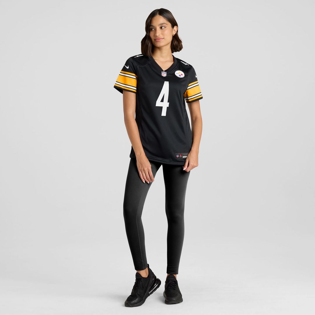 DK Metcalf Pittsburgh Steelers Nike Women's Team Game Official Jersey -  Black