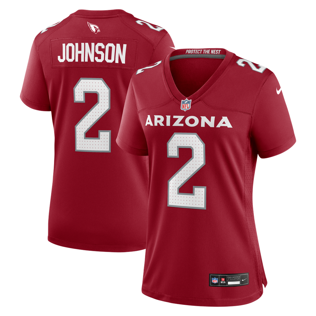 Will Johnson Arizona Cardinals Nike Women's Team Game Jersey - Cardinal
