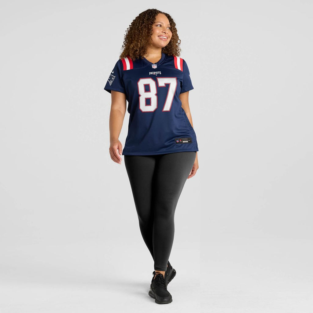 Romeo Doubs New England Patriots Nike Women's Game Official Jersey - Navy