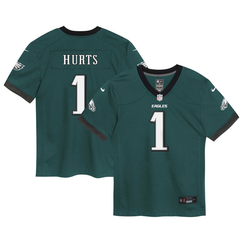 Jalen Hurts Philadelphia Eagles Nike Preschool Team Game Official Jersey - Midnight Green