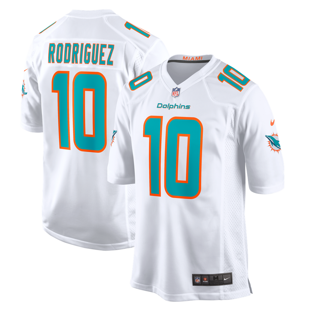 Jacob Rodriguez Miami Dolphins Nike Game Official Jersey - White